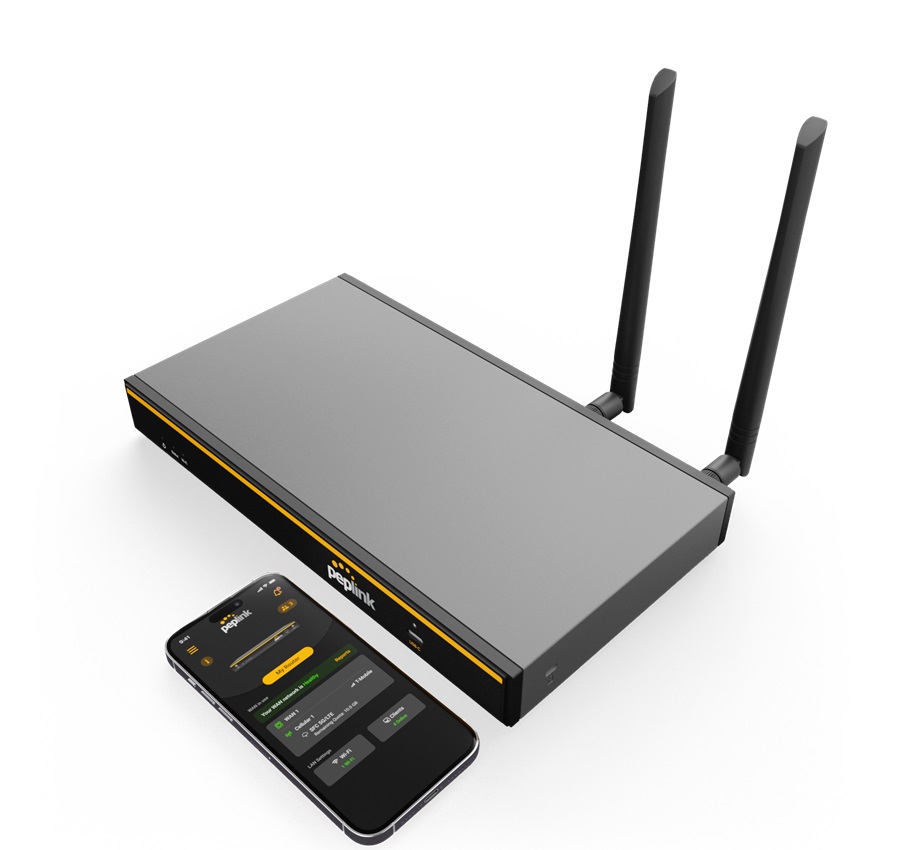 Router 5G Peplink B One Pro – Dual Gigabit WAN Con Modem Integrato, Wi-Fi 6, Per Uffici E SOHO